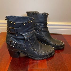 Laurence Dacade Paris Spiked Leather Booties